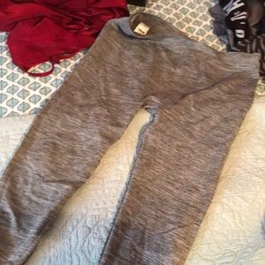 Gray leggings